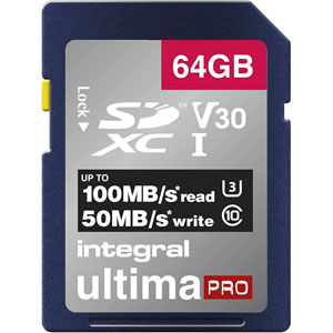 UltimaPro Premium SDXC V30 UHS-I, U3 - 64Go