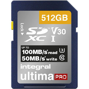 UltimaPro Premium SDXC V30 UHS-I, U3 - 512Go
