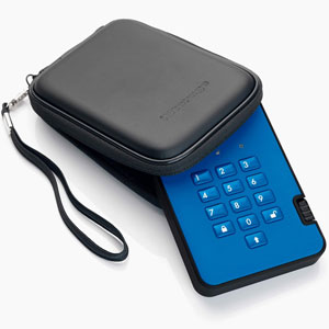 diskAshur2 HDD USB 3.2 Gen1 Type A - 2To / Bleu