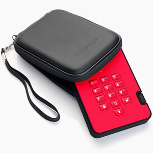 diskAshur2 SSD USB 3.2 Gen1 Type A - 512Go / Rouge