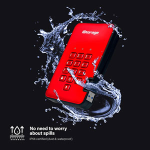 diskAshur2 SSD USB 3.2 Gen1 Type A - 512Go / Rouge