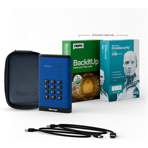 diskAshur3 SSD USB 3.2 Gen1 Type C - 2To / Bleu