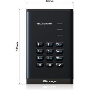 diskAshur PRO3 SSD USB-C - 2To / FIPS 140-3 Level3