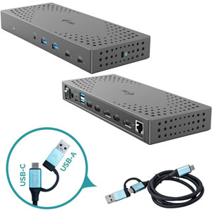 USB 3.0 / USB-C/Thunderbolt, 3x 4K Gen 2 PD 100W