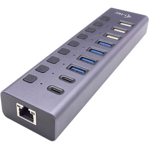 photo USB-A/USB-C Charging HUB 9port with LAN 60W