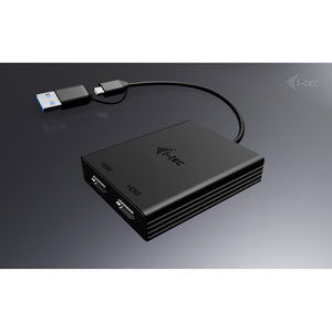USB-A/USB-C Dual 4K/60 Hz HDMI