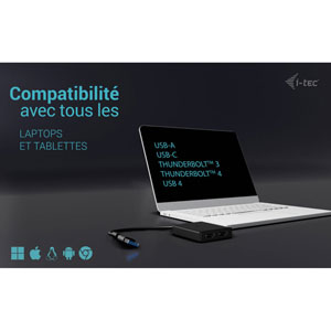 USB-A/USB-C Dual 4K/60 Hz HDMI
