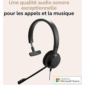 Evolve 20 MS Mono USB-C, USB-A