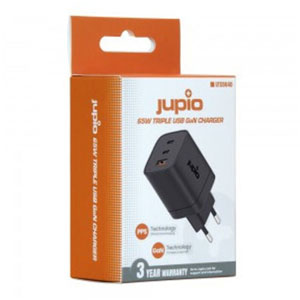 JUPIO CHARGEUR TRIPLE USB 65 W