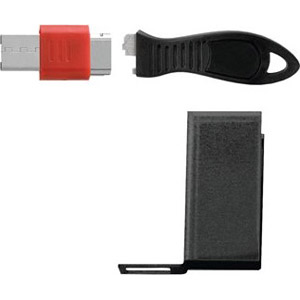 USB Lock W/Cable Guard Rectangular