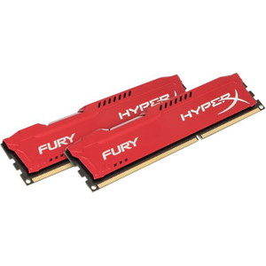 photo HyperX FURY Red 8GB (2x4GB) 1866MHz DDR3 CL10