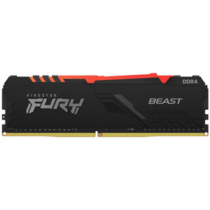 FURY Beast RGB DDR4 3200MHz - 8Go / CL16
