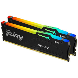 photo FURY Beast RGB DDR5 PC5-41600 - 2x 16Go / CL36