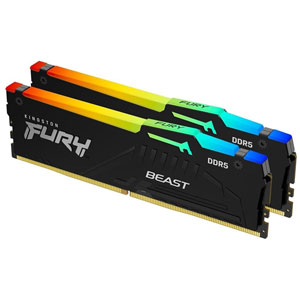 photo FURY Beast RGB DDR5 PC5-44800 - 2x 32Go / CL40
