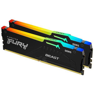 photo FURY Beast RGB DDR5 PC5-48000 - 2x 8Go / CL40