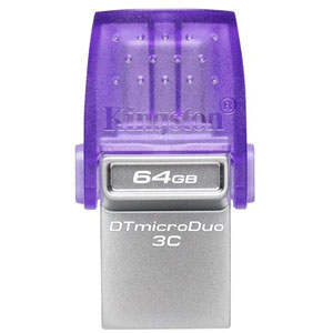 photo DataTraveler microDuo 3C USB 3.2 / USB-C - 64Go