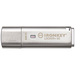 photo IronKey Locker+ 50 USB 3.2 Gen 1 - 64Go