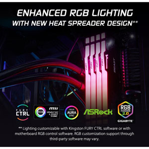 FURY Beast RGB DDR5 6000MHz - 16Go / CL30