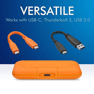 Rugged SSD USB 3.2 Gen 2 / Thunderbolt 3 - 500Go