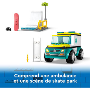 CITY - L’ambulance de secours et le snowboardeur