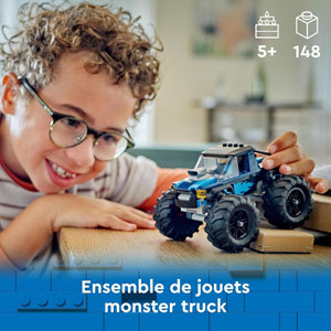 CITY - Le Monster Truck bleu