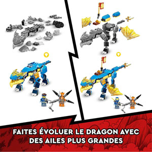 NINJAGO - Le dragon du tonnerre de Jay - Évolution