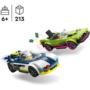 CITY - La voiture de police et la super voiture