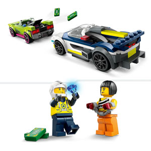 CITY - La voiture de police et la super voiture