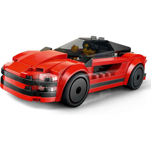 CITY - La voiture de sport rouge