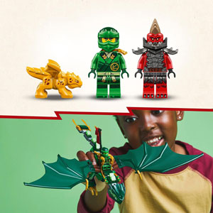 NINJAGO - Le dragon vert de la forêt de Lloyd