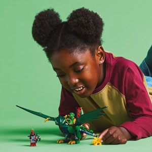 NINJAGO - Le dragon vert de la forêt de Lloyd
