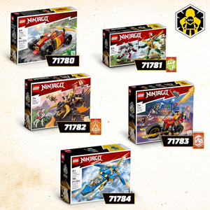 NINJAGO - Voiture de course ninja de Kai Évolution