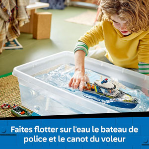 CITY - La course-poursuite en bateau de police