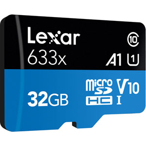 photo MicroSDHC 633X - 32Go + Adaptateur SD