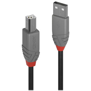 photo Câble USB 2.0 type A vers B, Anthra Line, 5m