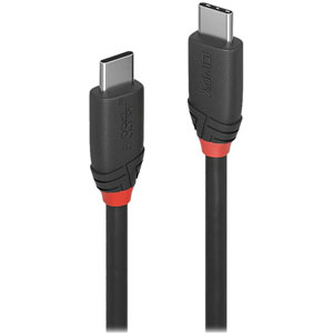 photo Câble USB 3.2 TypeC 3A, 20Gbit/s, Black Line, 1.5m
