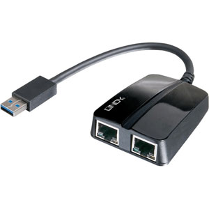 photo Convertisseur USB 3.0 Ethernet Gigabit avec Switch