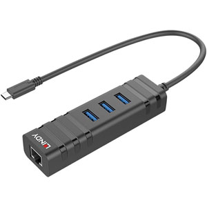 photo Convertisseur Hub USB 3.2 TypeC & Ethernet Gigabit
