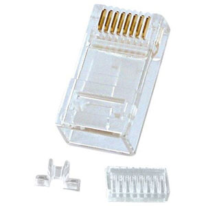 photo Connecteurs RJ45 Cat.6 UTP, 10x