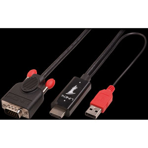 photo Câble adaptateur HDMI vers VGA 2m