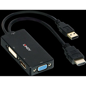 photo Convertisseur HDMI vers DisplayPort, DVI et VGA