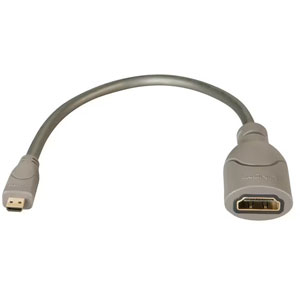 photo Câble adaptateur HDMI F vers micro HDMI M, 0,15m