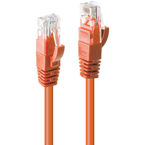 Câble réseau Orange Cat.6 U/UTP, 0.3m