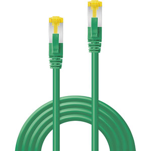 Câble réseau vert S/FTP LSZH, 0.5m