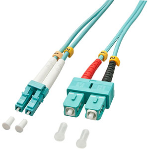 photo Fibre optique Duplex LC / SC OM3 10m