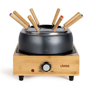 photo Fondue /  800 w  / noir/bois / DOC287