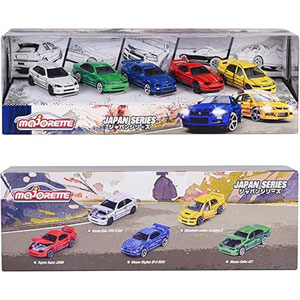 Coffret 5 voitures en métal Japan Series