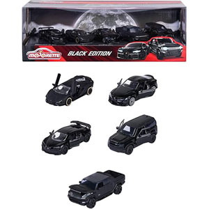 Coffret 5 petites voitures de luxe Black Édition