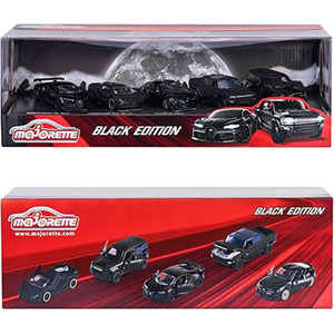 Coffret 5 petites voitures de luxe Black Édition