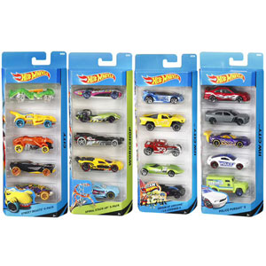 Hot Wheels Coffret De 5 Véhicules